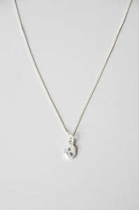 New Arrivals: Speckled Necklace in Iolite & Silver