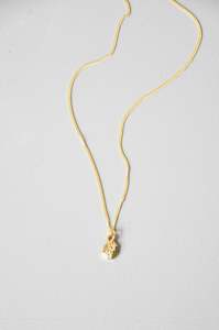 New Arrivals: Speckled Necklace in Topaz & Gold