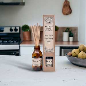 reed diffuser: Reed Diffuser - French Pear