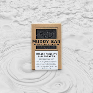 GREASE MONKEYS & GARDENERS SOAP, with extra grit.