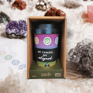 Eco To Go Bamboo Cups: My chakras are aligned, Eco-to-go cup.