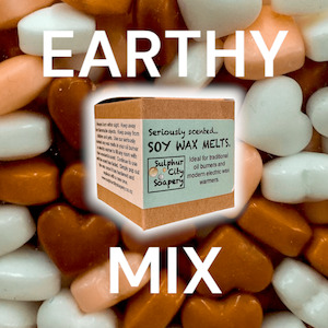 Soy Wax Melts: Aroma - earthy mix, soy wax melts.