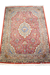 Hand Knotted Persian: Kashmar - Hand-Knotted Persian Rug