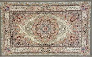 Rugs: Rectangle Beige Iris