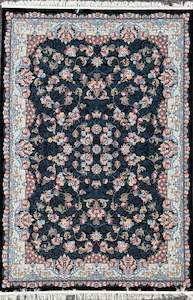 Midnight Blossom - Persian Rug