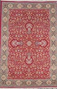 Red Flower Garden – Luxury Persian Rug