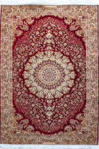 Maroon Sheikh - Jacquard Persian Rug
