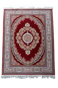 Rugs: Red Ellipse - Persian Rug