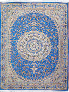 Azure Shah - Jacquard Persian Rug