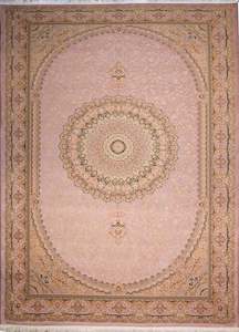 Persian Rugs Non Slip: Pink Shah - Jacquard Persian Rug