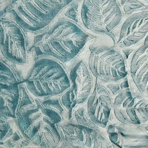 Blue Leaves - ‘Chica’ Mink Blanket (Single)
