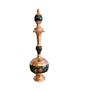 Copper Decor: Black Rose - Copper Vase Stoppered
