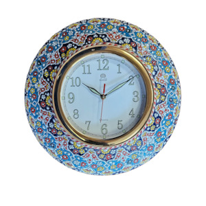 Ceramic Decor: Ocean Harmony II - Clock