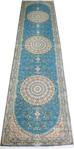 Hallway Runners: Hall Runner Jacquard Green (Med)