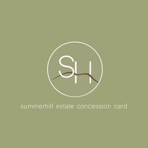 Memberships: Summerhill Estate 9 Hole Concession Card