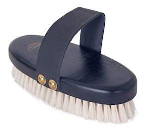 New 1: Cavallino Deluxe Body Brush With Goat Hair Bristles