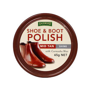 Oakwood: Oakwood Mid Tan Shoe & Boot Polish