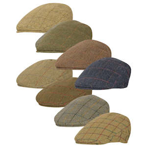 Tweed: W & H Derby Tweed Cambridge Flat Cap