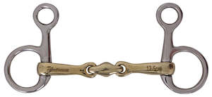 Platinum: Platinum German Silver Double Jointed Hanging Cheek with lozenge