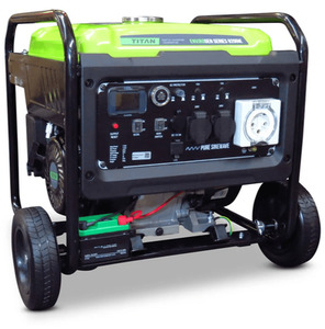 Products: Titan Envirogen 9200IE Inverter Generator Electric Start - Incl Wheel Kit, Generators Summit Tools NZ