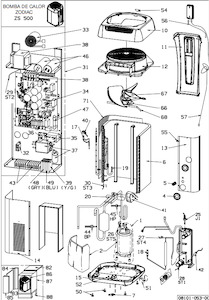 Zodiac ZS500 MD5 A1 MAIN ELE CARD SET R0714700 & ZS500 MD8 A1 MAIN ELE CARD SET R0714800