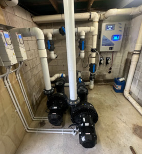 Commercial Pools: Mahurangi School Filtration Up Grade - Custom install, filtration, rollers, automation and heating