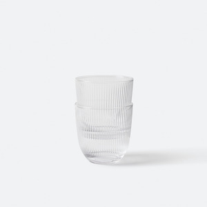 Citta: Ribbed Drinking Glass