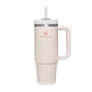 Water Bottles: Stanley Quencher Water Bottle 30oz - Rose Quartz