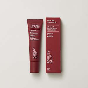 Skincare: Ashley + Co Tint Me Lip Punch - Red