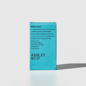 Ashley + Co Mini Bar Soap - Bubbles + Polkadots