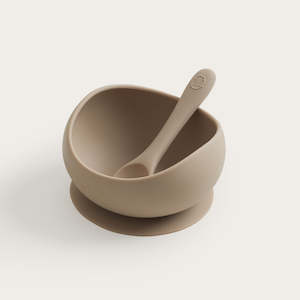 Tiny Table Bowl + Spoon - Stone