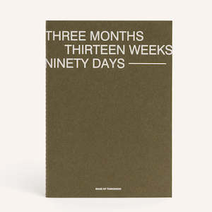 Best Under 50: Made of Tomorrow - Three Month Planner - Khaki