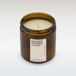 Amberjack Candles: Amberjack Candles - Golden Coconut