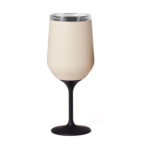 Chilly Bins Coolers: Huski Wine Tumbler (Detachable Stem) - Sand Beige