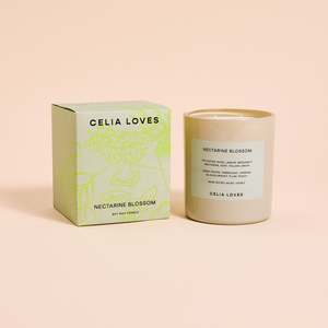 Gifts From 50 70: CELIA LOVES Candle - Nectarine Blossom
