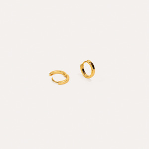 Gifts Over 100: La Dailie - Everyday Mini Fine Hoops - Gold