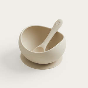 Tiny Table Bowl + Spoon - Sand