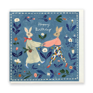 Discount Allowed: Flora Waycott Card - Birthday Bunnies