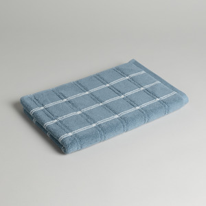BAINA Devon Bath Mat - Celeste/Chalk
