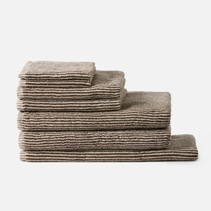 Citta: Citta - Thin Stripe Towel Range - Cocoa