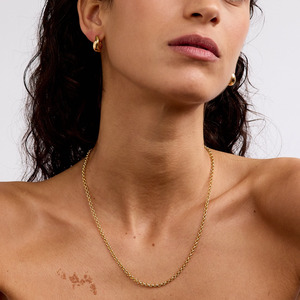 Gifts Over 100: La Dailie - Rolo Chain Necklace - Gold