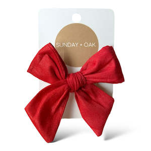 Best Selling: Christmas Hair Bow - Red