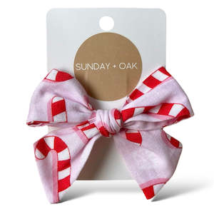Best Selling: Christmas Hair Bow - Candy Cane