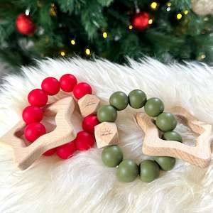 Best Selling: Christmas Essential Teething Ring - Star