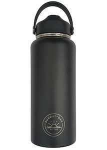 Drink Station: 1L Insulated Drink Bottle - Black