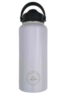 Drink Station: 1L Insulated Drink Bottle - Lilac White
