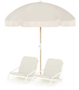 Dunes Beach Umbrella & Beach Chair Set