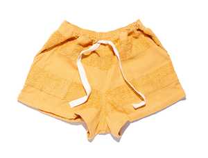 Beach Wear: Golden Towelling Women's Beach Short