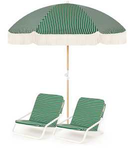 Mineral: Mineral Beach Umbrella & Beach Chair Set