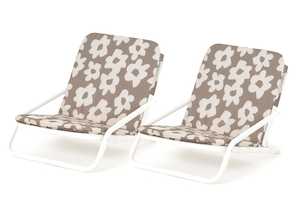 Husk Flower: Husk Flower Beach Chair Set